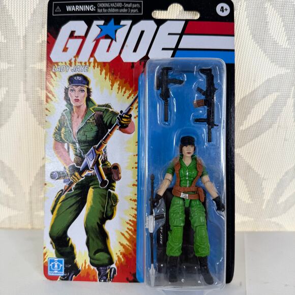 Gi Joe Retro Collection 3.75” Lady Jaye Walmart Exclusive 2020 - Picture 2 of 5